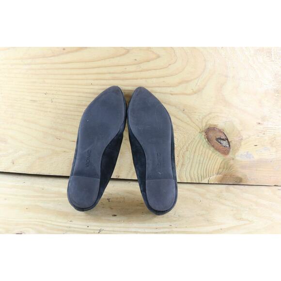 Vionic Shoes Womens Sz 9 Amanda Black Leather Leather Ballet Flats Slip On - Picture 6 of 7